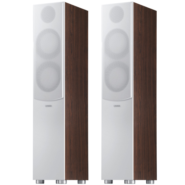 Напольные колонки Canton GLE 476 Mocca/белый фото