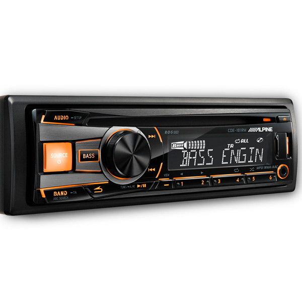 Автомобильная магнитола с CD MP3 Alpine CDE-181RM