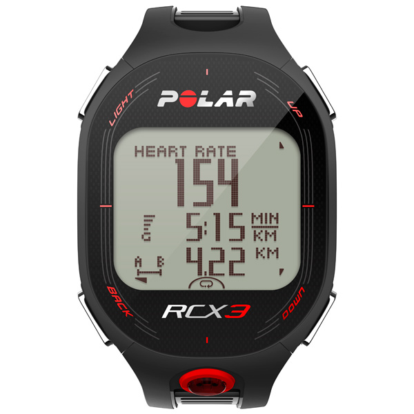 Спортивные часы Polar RCX3 GPS черный фото