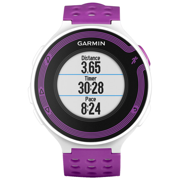 Спортивные часы Garmin Forerunner 220 White/фиолетовый