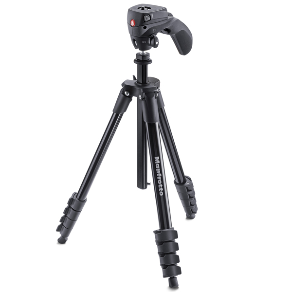 Штатив Manfrotto Compact Action черный (MKCOMPACTACN-BK) фото