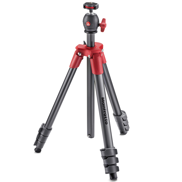 Штатив премиум Manfrotto Compact Light Red (MKCOMPACTLT-RD) фото