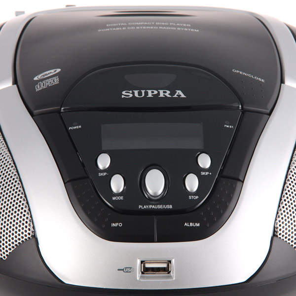 Магнитола Supra BB-CD201RD