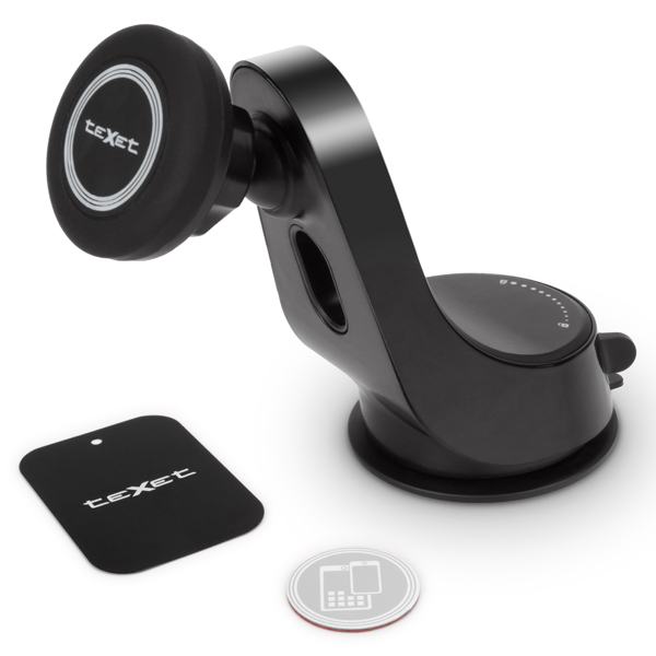 Автомобильный держатель teXet AnyGrip TCH-1127 черный