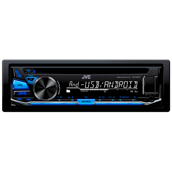 Автомобильная магнитола с CD MP3 JVC KD-R472 фото
