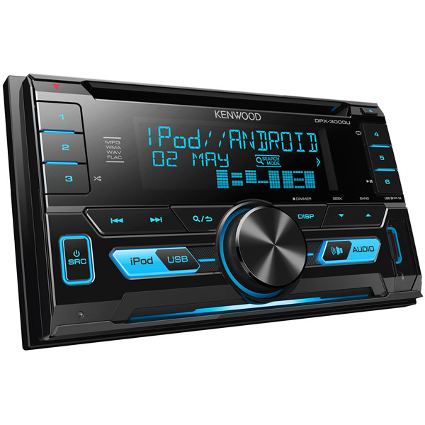 USB-Автомагнитола c встроенным монитором Kenwood DPX-3000U