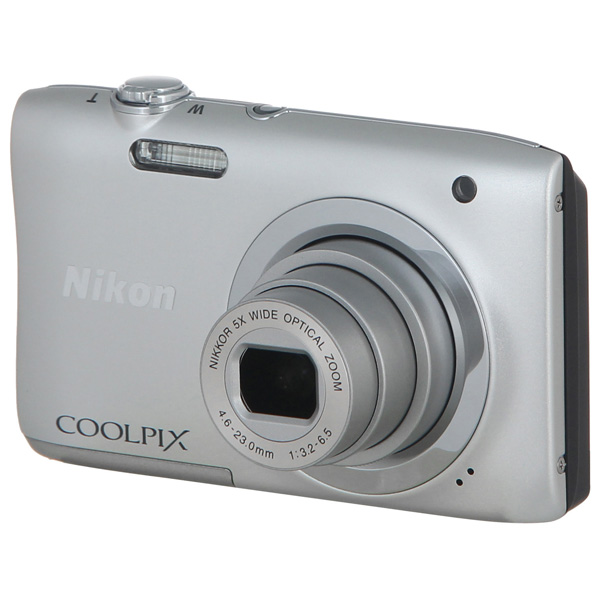 Фотоаппарат компактный Nikon Coolpix A100 серебристый фото
