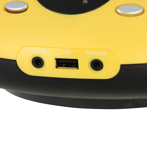 Магнитола BBK BX165BT Black/желтый