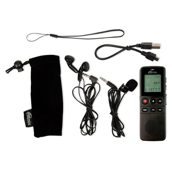 Диктофон цифровой Ritmix RR-810 8Gb Black