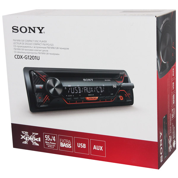 USB-Автомагнитола Sony CDX-G1201U/Q
