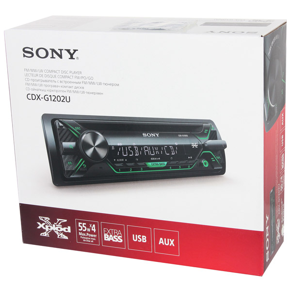 Автомобильная магнитола с CD MP3 Sony CDX-G1202U/Q