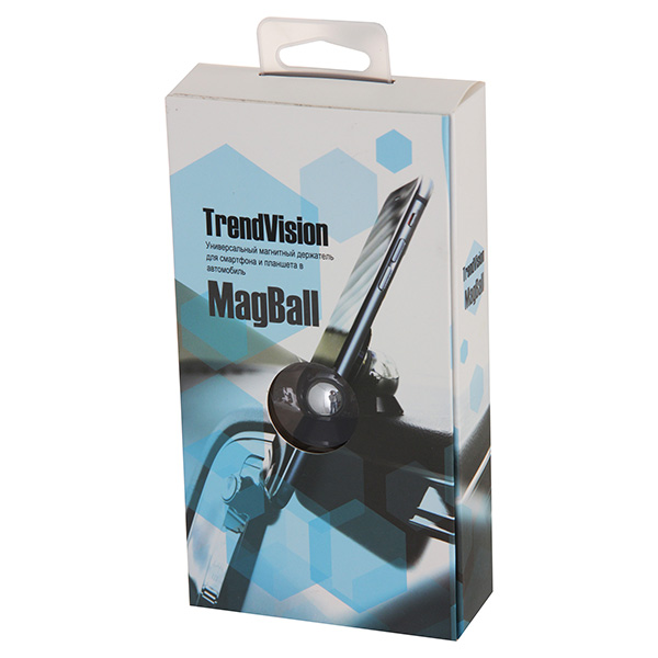 Автомобильный держатель Trendvision MagBall белый