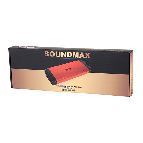 Автомобильный усилитель (многоканальный) Soundmax SM-SA1004 Orange