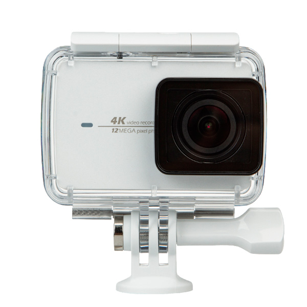 Видеокамера экшн Yi 4K комплект с аквабоксом белый