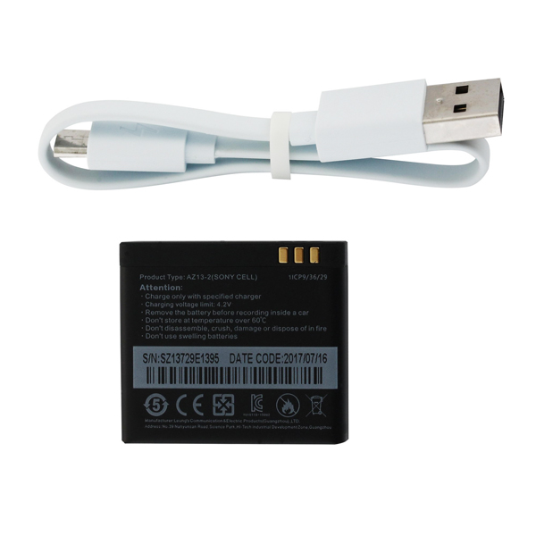 Видеокамера экшн Yi белая