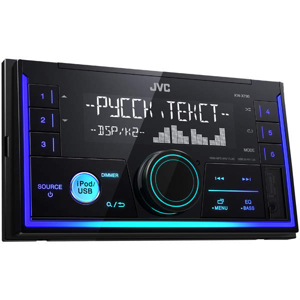 USB-Автомагнитола c встроенным монитором JVC KW-X730