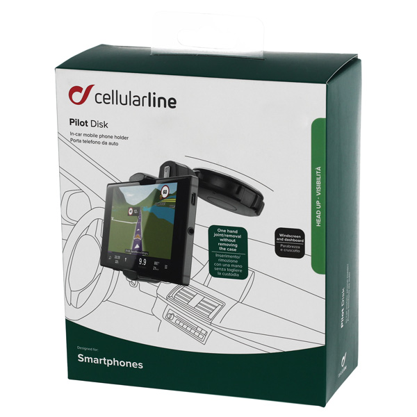 Автомобильный держатель Cellular Line CRABDISK