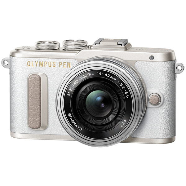 Фотоаппарат системный Olympus E-PL8 white + 14-42mm EZ silver gift set фото