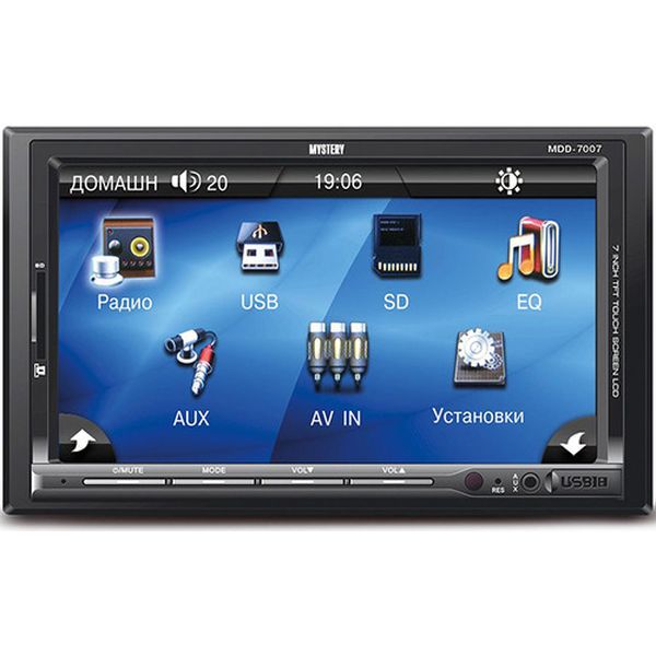 USB-Автомагнитола c встроенным монитором Mystery MDD-7007