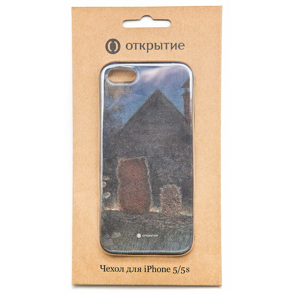 Чехол Открытие Ежик и медвежонок для Apple iPhone 5/5S
