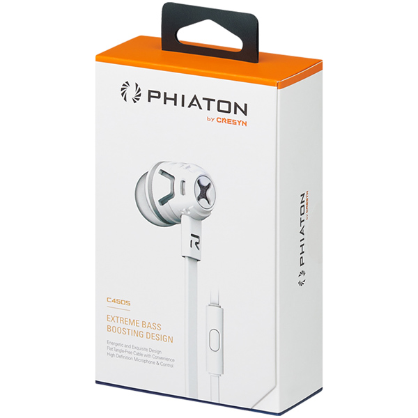 Наушники внутриканальные Phiaton CPU-ES0450WH02