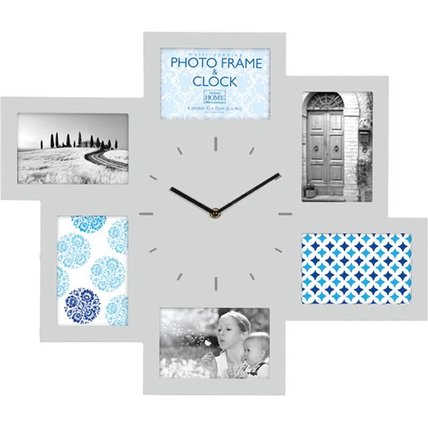 Часы-будильник Innova W07369, МДФ, 46x54см, Gray