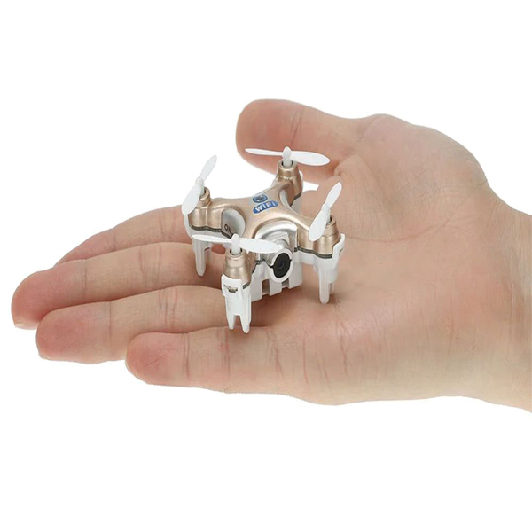 Радиоуправляемый квадрокоптер Cheerson MINI CX-10W-1 Gold/White