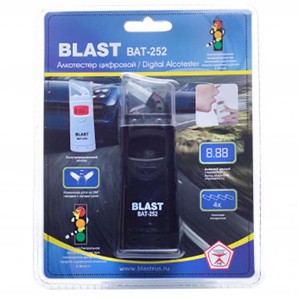 Алкотестер Blast BAT-252 черный