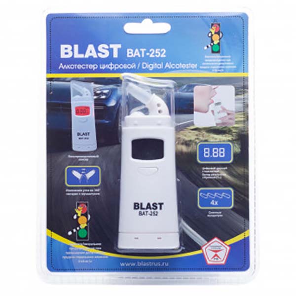 Алкотестер Blast BAT-252 белый