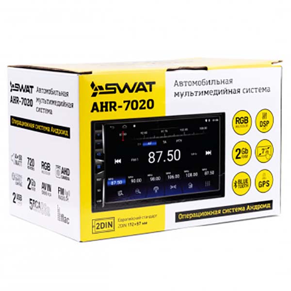 USB-Автомагнитола c встроенным монитором SWAT AHR-7020