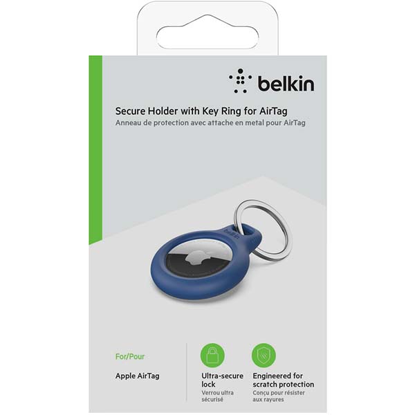 Чехол-брелок для AirTag Belkin синий