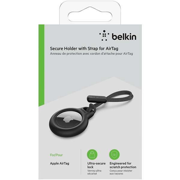 Чехол-подвеска для AirTag Belkin черный