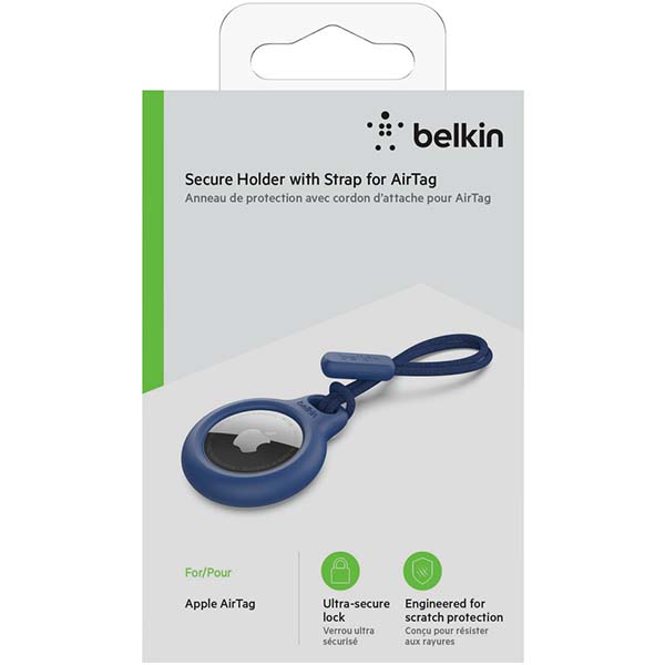 Чехол-подвеска для AirTag Belkin синий