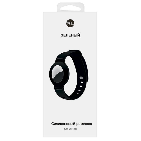 Чехол-ремешок для AirTag Red Line силикон зеленый