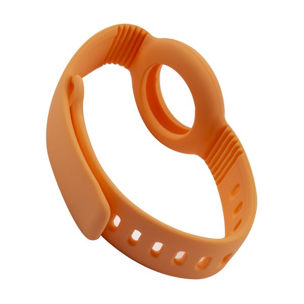 Чехол-ремешок для AirTag Red Line силикон персиковый