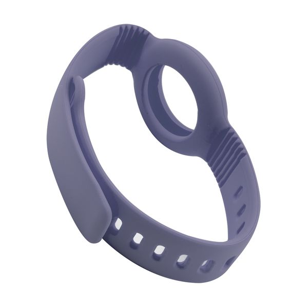 Чехол-ремешок для AirTag Red Line силикон серо-синий