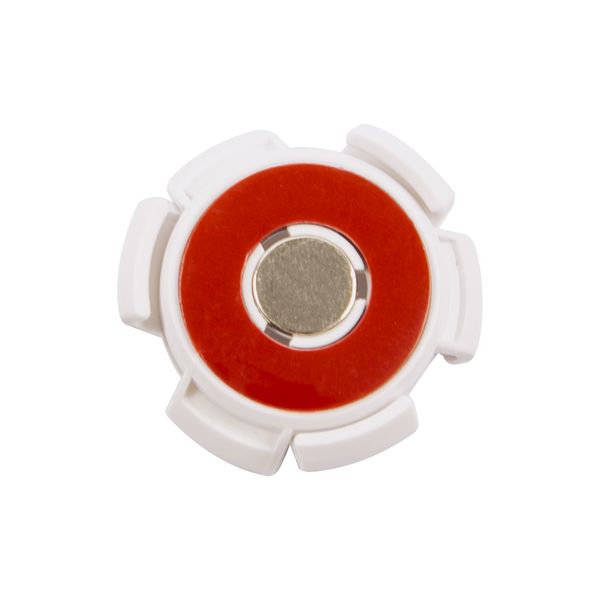 Чехол-магнит для AirTag Red Line пластик белый