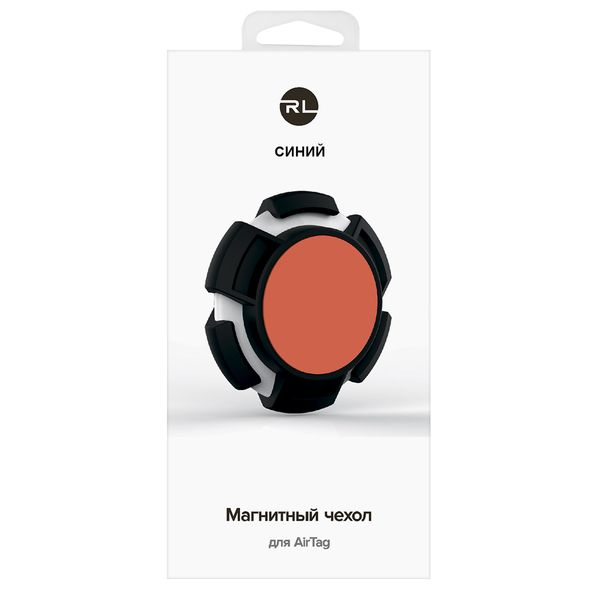 Чехол-магнит для AirTag Red Line пластик синий