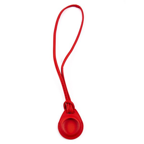 Чехол-подвеска для AirTag Red Line экокожа красный