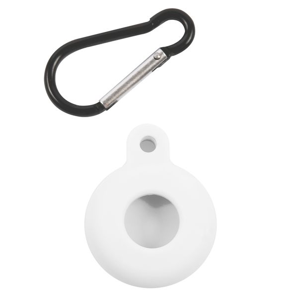 Чехол-брелок для AirTag Red Line Mini белый