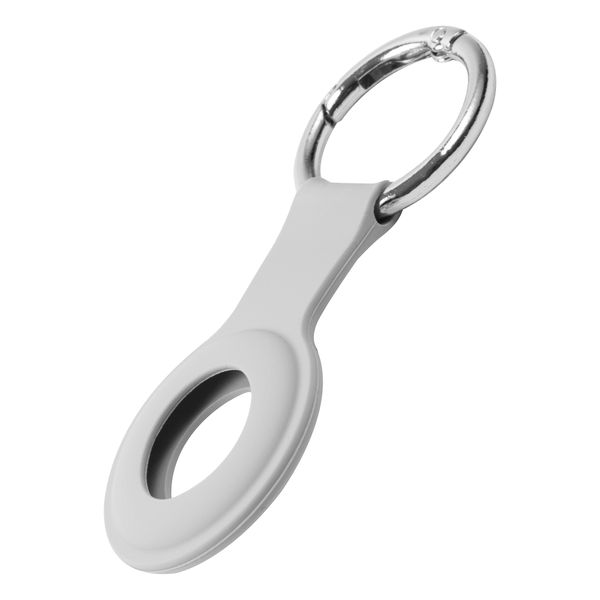 Чехол-брелок для AirTag Red Line серый