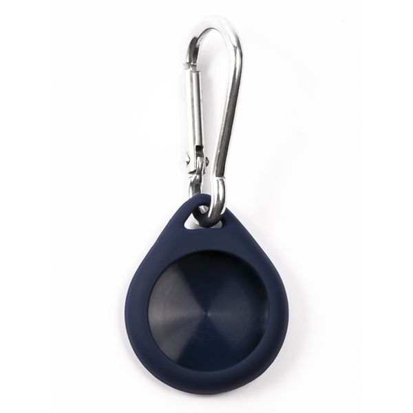 Чехол-брелок для AirTag Red Line силиконовый, треугольник, темно-синий фото