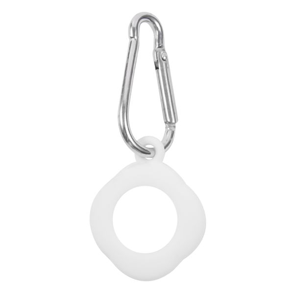 Чехол-брелок для AirTag Red Line облако силикон белый фото