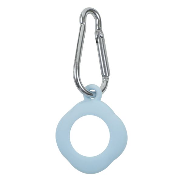 Чехол-брелок для AirTag Red Line облако силикон голубой фото