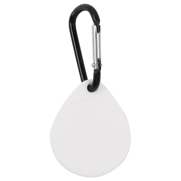 Чехол-брелок для AirTag Red Line треугольник силикон белый фото