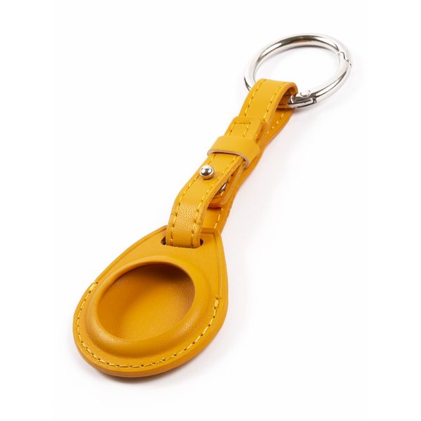 Чехол-брелок для AirTag Red Line экокожа желтый