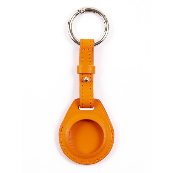 Чехол-брелок для AirTag Red Line экокожа оранжевый