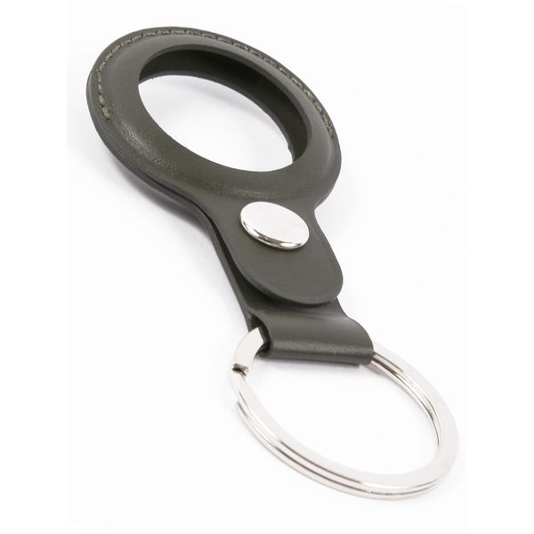 Чехол-брелок для AirTag Red Line двусторонний кожзам зеленый