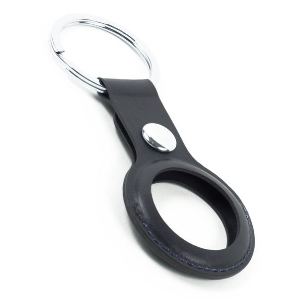 Чехол-брелок для AirTag Red Line двусторонний кожзам синий