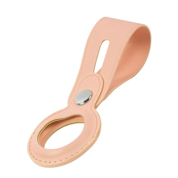 Чехол-подвеска для AirTag Red Line двусторонний экокожа оранжевый